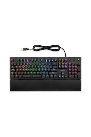 Red Switch Mekanik Rgb Gaming Klavye Full 104 Tuş Tr Q Bilek Destekli Rgb Oyuncu Klavyesi Kablolu