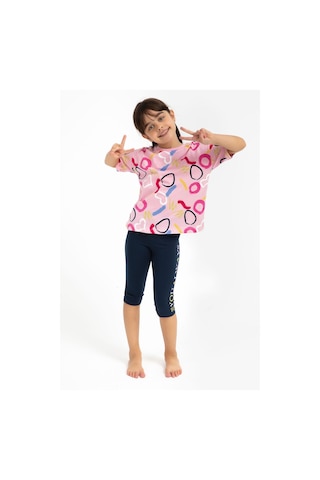 Rolypoly Be You Always Pembe Kız Çocuk Kapri Tayt Takım 5274-29403 Pembe