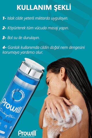 Prowill Okaliptus Probiyotikli Duş Jeli 300 ML