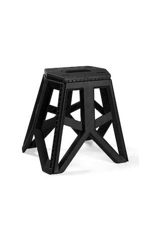 Suofeng Kamp Balıkçılık Plastik Katlanır Sandalye Uzun - Siyah Siyah