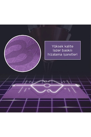 Gymo Hizalamalı 6Mm Tpe Yoga Matı Pilates Minderi Lila Nane Yeşil