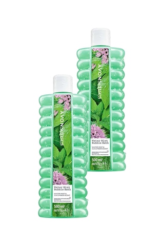 Avon Senses Water Mint Nane Ve Salatalık Kokulu Banyo Köpüğü 2 x 500 ML