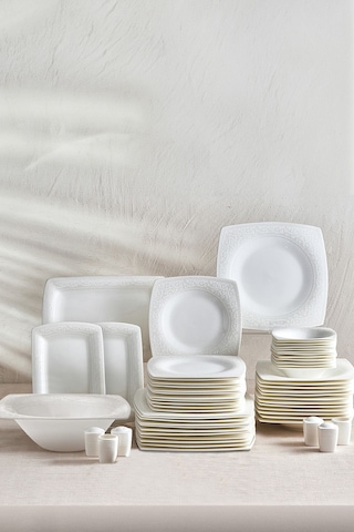 Karaca  Fine Pearl Roma 58 Parça 12 Kişilik Yemek Takımı