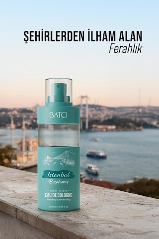 Batçı After Shave Tıraş Sonrası Edc Kolonya 300 Ml İstanbul Bosphorus