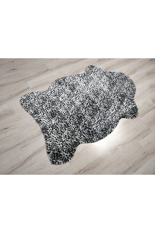 Doğuş Siyah Leopar Post Halı 100x150 Cm
