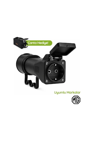 Plugen Tek Çıkışlı V2l Adaptör Mg Uyumlu Schuko Çıkış 3.6 Kw