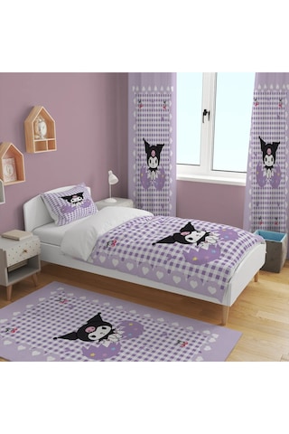 Dijital Baskı Kuromi Desen Nevresim
