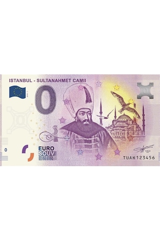 0 Euro Hatıra ve Parası - Sultanahmet Camii 2019