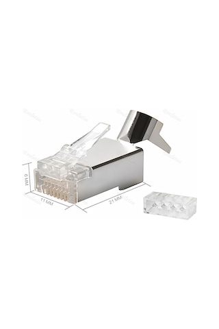 Cat7 Rj45 Jack Jak 10 Adet 4229A Cak İnternet Modem Adsl Çak Kabl