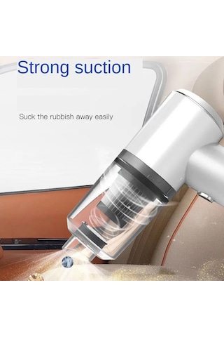 Crackedice Taşınabilir Islak Ve Kuru Araç Süpürgesi, Siyah