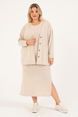 Myline Basic Triko Hırka - Bej