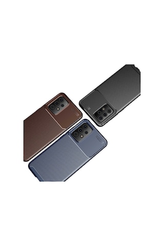Samsung Uyumlu Galaxy A72 Kilif Karbon Tasarim Negro Silikon Kapak 484262861