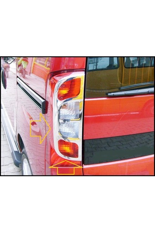 S-Dizayn  Peugeot Bipper Krom Stop Çerçevesi 2 Prç 2008 Üzeri