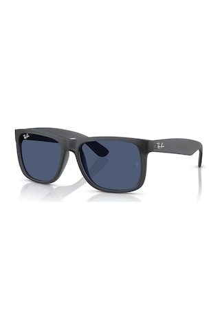 Ray-ban Rb 4165 687380 55 Justin Unisex Kare Gri Kemik Güneş Gözlüğü Gri