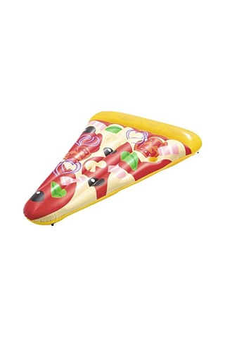188 X 130 Cm Hava Yatağı İle Bardak Tutuculu 44038 Pizza Party Lounge Seti Açık Gri