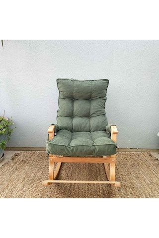 Reyo Santorini Sallanan Sandalye Dinlenme Ve Tv Koltuğu Yeşil