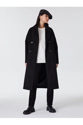 LOFT Oversize Kadın Kaban Lf2032098 Q1.v1 Siyah
