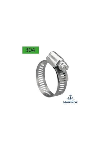 Paslanmaz Hortum Kelepçesi - Karışık Marine Premium Set 15 Parça 8-58 Mm