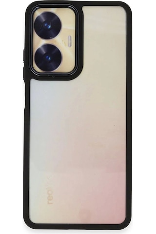 Realme C55 Kılıf Dora Kapak - Siyah