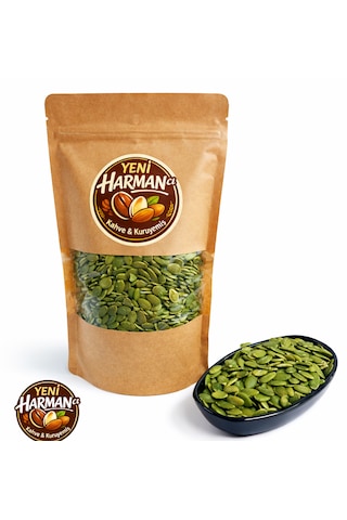 Yeni Harmancı Kabak Çekirdeği İçi Çiğ Yerli Ürün 500 G