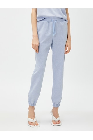 Koton Jogger Eşofman Altı Beli Bağlamalı Cepli Mavi 3sak30051ek 3SAK30051EK648 Mavi