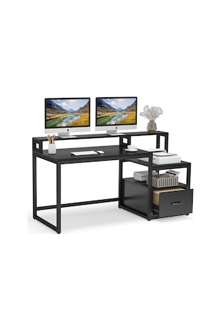 Jill Siyah Metal Çalışma Masası