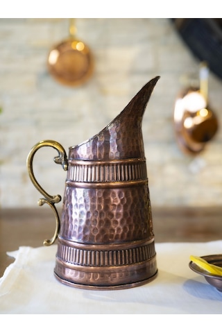 Bakır Sürahi Boza Model Oksitli
