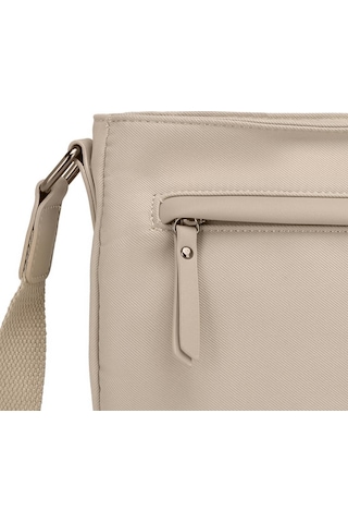 Smart Bags Twill Dimi Kumaş Postacı Kadın Çantası 3324 Bej
