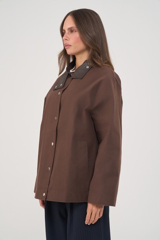 Mai Collection Palermo Önü Kapamalı Kahve Ceket