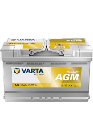 Varta 80 Ah Agm Start&stop Akü A6/f21