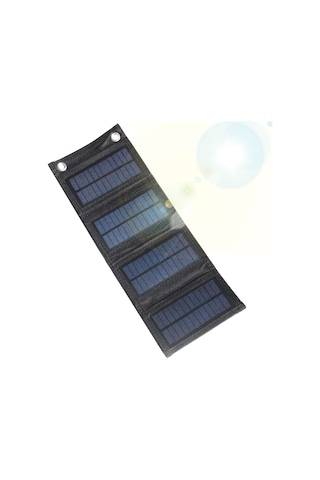 6w 5v Katlanabilir Güneş Şarj Cihazı Usb Portlu Taşınabilir Güneş Paneli Su Geçirmez Kompakt Güneş Enerjisi Telefon Şarj Cihazı Tablet Dizüstü Bilgisayar Cep Telefonları Kamp Dağ Yürüyüşü Seyahat İçin