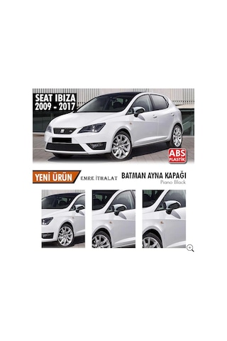 Seat İbiza Mk4 Batman Yarasa Ayna Kapağı Piano Black 2009 - 2017