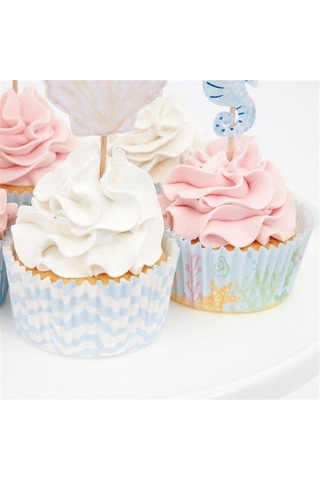 Meri Meri - Mermaid Cupcake Kit - Deniz Kızı Cupcake Kit