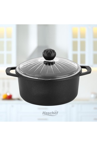 Elmas Döküm 7 Parça Set Siyah