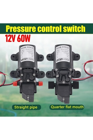 Motion003 12v 60w 5l 0.8mpa Düz Boru Sağ Çıkış Kendinden Emişli Yüksek Basınçlı Arab