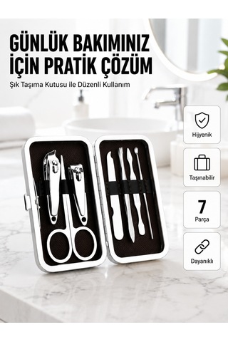 Taşınabilir Çantalı Çok Fonksiyonlu Bakım Seti 36837237