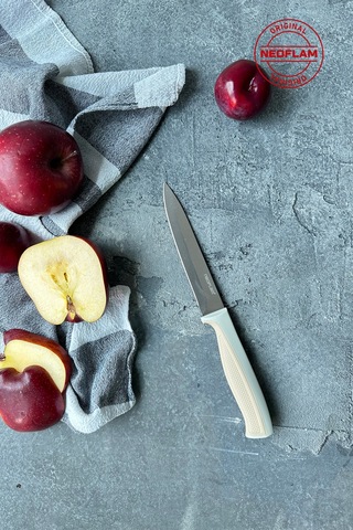 Neoflam Microban Çok Amaçlı Bıçak Bej 13cm D-neofmk013