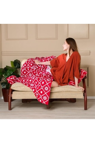 Marin Desen Triko Battaniye Koltuk Şalı (538861488)-130X170