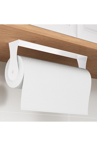 Ximistore9 Beyaz Paslanmaz Çelik Duvarlı Havlu Tutucu, Mutfak/banyo, Çift Kurulum Yapıştırıcı/vidalı , Uzun Ömürlü, Mekan Tasarrufu Beyaz