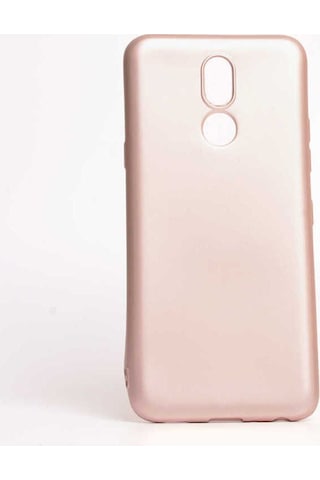 LG Uyumlu K40 Kılıf Zore Premier Silikon Kapak Rose Gold