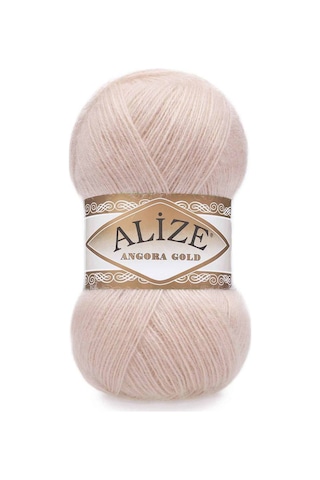 Alize Angora Gold El Örgü İpi Pudra 404