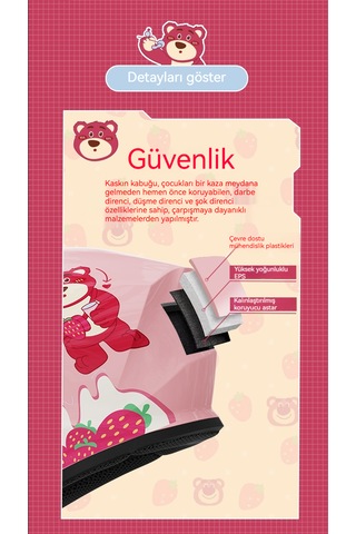 Eternal Luck Qk601 Sarı Ördek Desenli Tam Kapalı Çocuk Kaskı