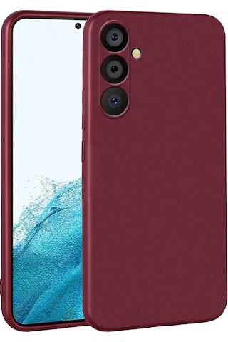 Galaxy A54 Kılıf Zore Premier Silikon Kapak Mürdüm