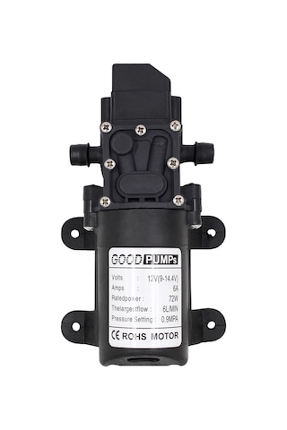 Homyl Dc 12v Su Pompası Kendinden Emişli Diyafram Dümdüz