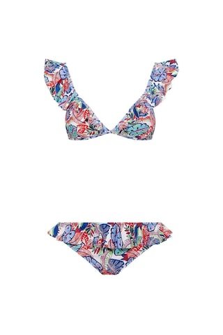 U.S. Polo Assn. Kadın Desenli Bikini Takım
