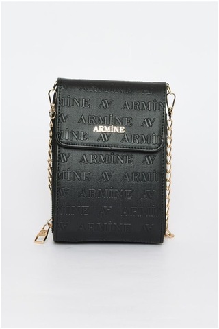 Armine 266 Cüzdan Siyah Lazer Kadın Çanta Siyah