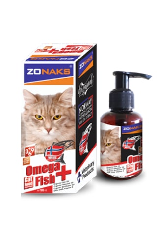 Zonaks Omega Fısh Plus Cat 100 Ml-bağışıklık Sistemi Güçlendirici Balık Yağı