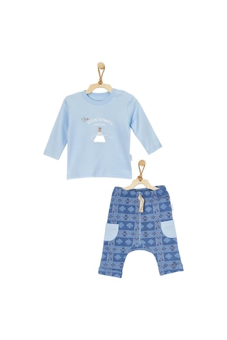 Andywawa Erkek Bebek Mavi Alt Üst Takım Set Ac22157rep 001