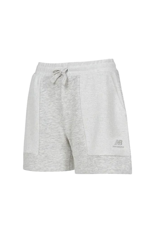 New Balance Kadın Şort Lifestyle Wns1357-ag Gri