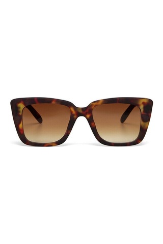 Okkia Elba Unisex Güneş Gözlüğühavana / Lens : Kahverengi Gradyan Kahverengi - Leopar
